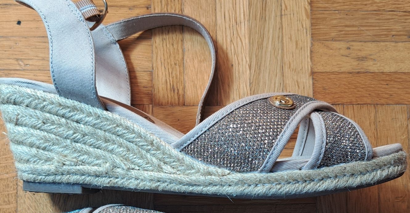 Tom Tailor Damenschuhe: Sandali zeppa estivi! Taglia 41 – Gebraucht aus Taverne von SelenaR. 1