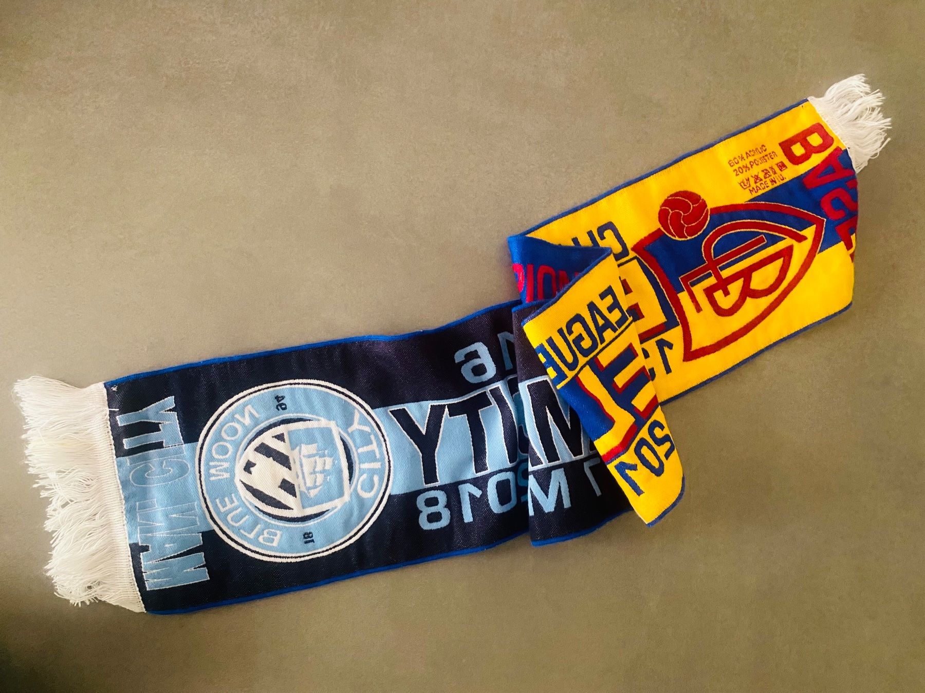 FC Basel Foulard & Sciarpe: FC Basel vs. Man City Schal – Usato da Basel venduto da OffPitchCollective 5