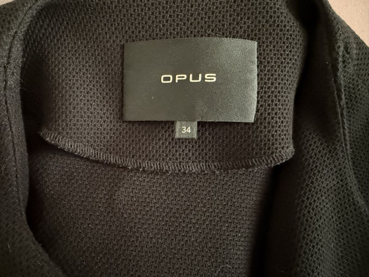 Opus Giacche: Blazer Opus schwarz Strukturstoff einfarbig – Usato da Niederhasli venduto da R__A 1