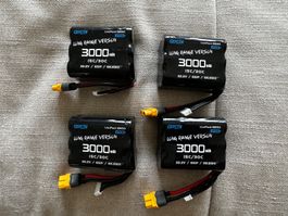 4x GEPRC VTC6 18650 6S1P 3000mAh Batteries