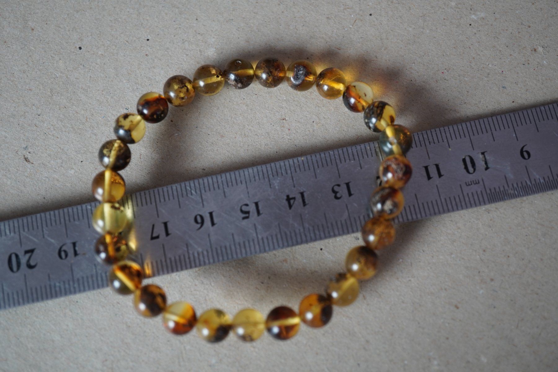 Minéraux & Lithothérapie: Bernstein Hell Honig     Armband  7mm   Schmuck  Topstone – Neuf avec emballage d'origine à Eschenbach SG par topstone