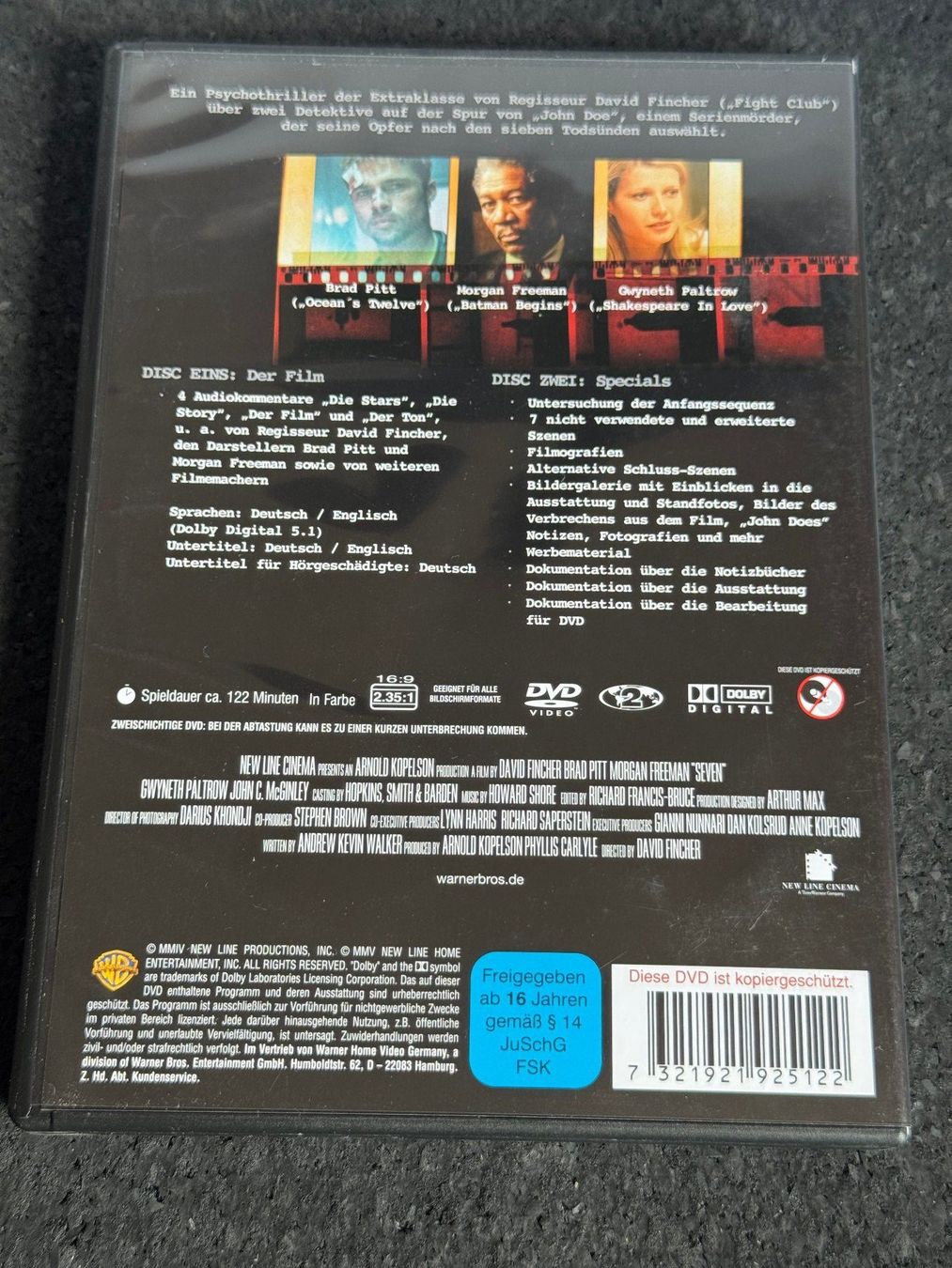Alle DVDs: SIEBEN Special Edition 2-Disc Set DVD DE/EN – Gebraucht aus Fribourg von tschjoly 1