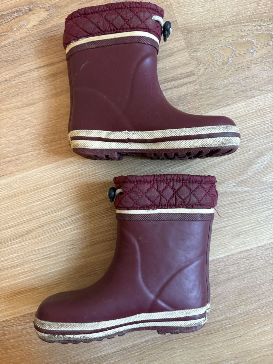 Scarpe per ragazzi: Bottes de pluie fourrées bordeaux Bundgaard, p.29 – Usato da Tavannes venduto da Thriftshop 2