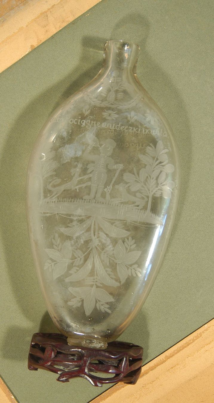 Bouteilles: Grosse Beutelflasche Böhmen 1850 – D'occasion à Herisau par Wisen 3