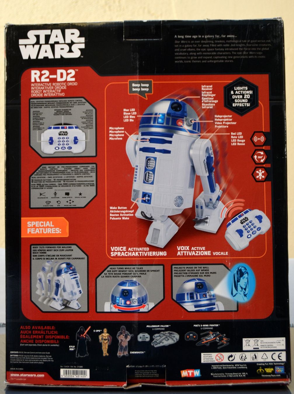 Star Wars Giocattoli: Star Wars Robot R2-D2 interaktiver Roboter robot interactif – Usato da Collonges venduto da arashee 3