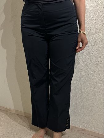 Elegante Damenhose MaxMara Gr. 38 Dunkle Blau