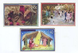 Briefmarken "Weihnachten". Barbados