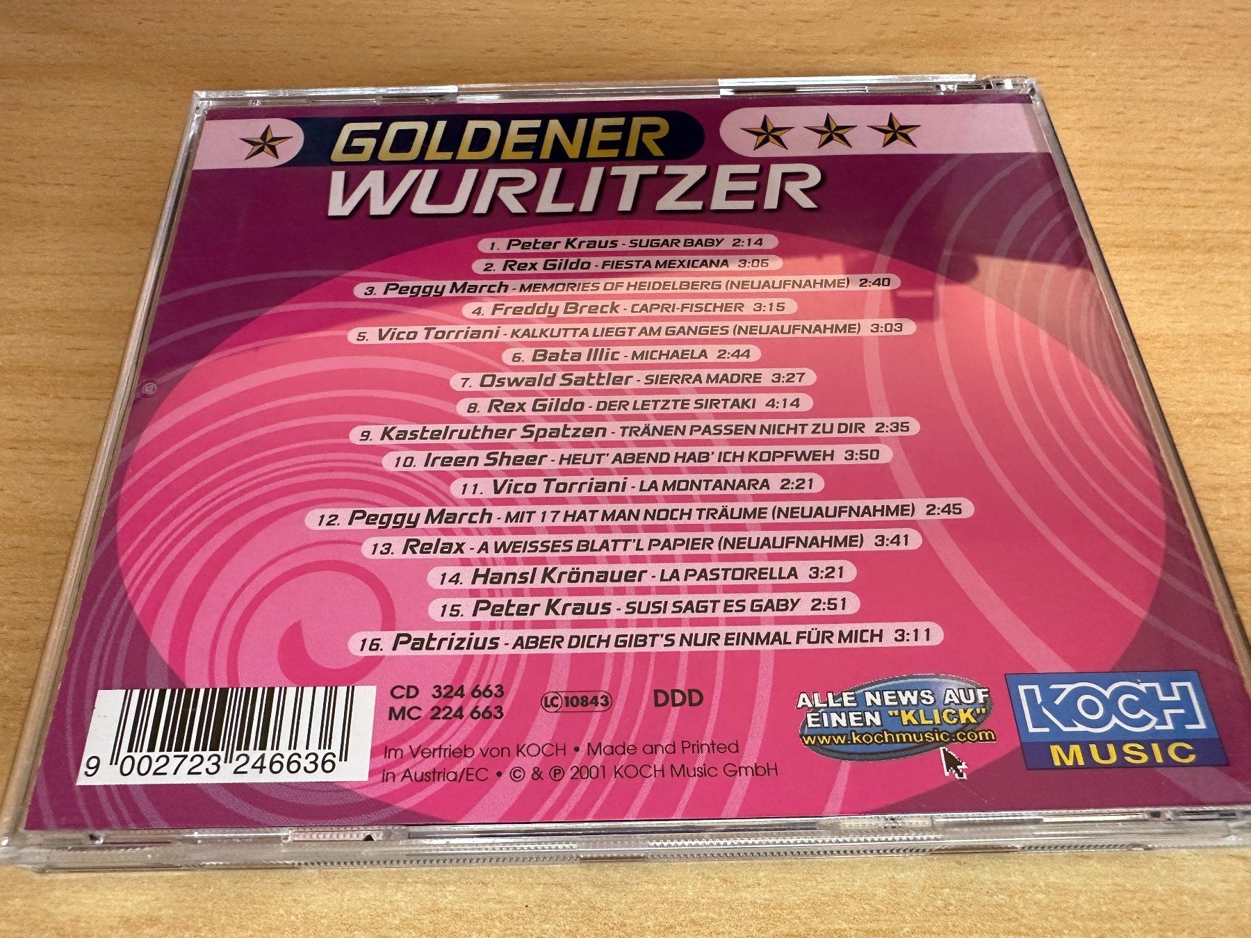CD: Various – Goldener Wurlitzer – Usato da Rikon im Tösstal venduto da Alpenmutz 1