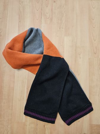 Mexx Winterschal Baumwolle dreifarbig gestreift