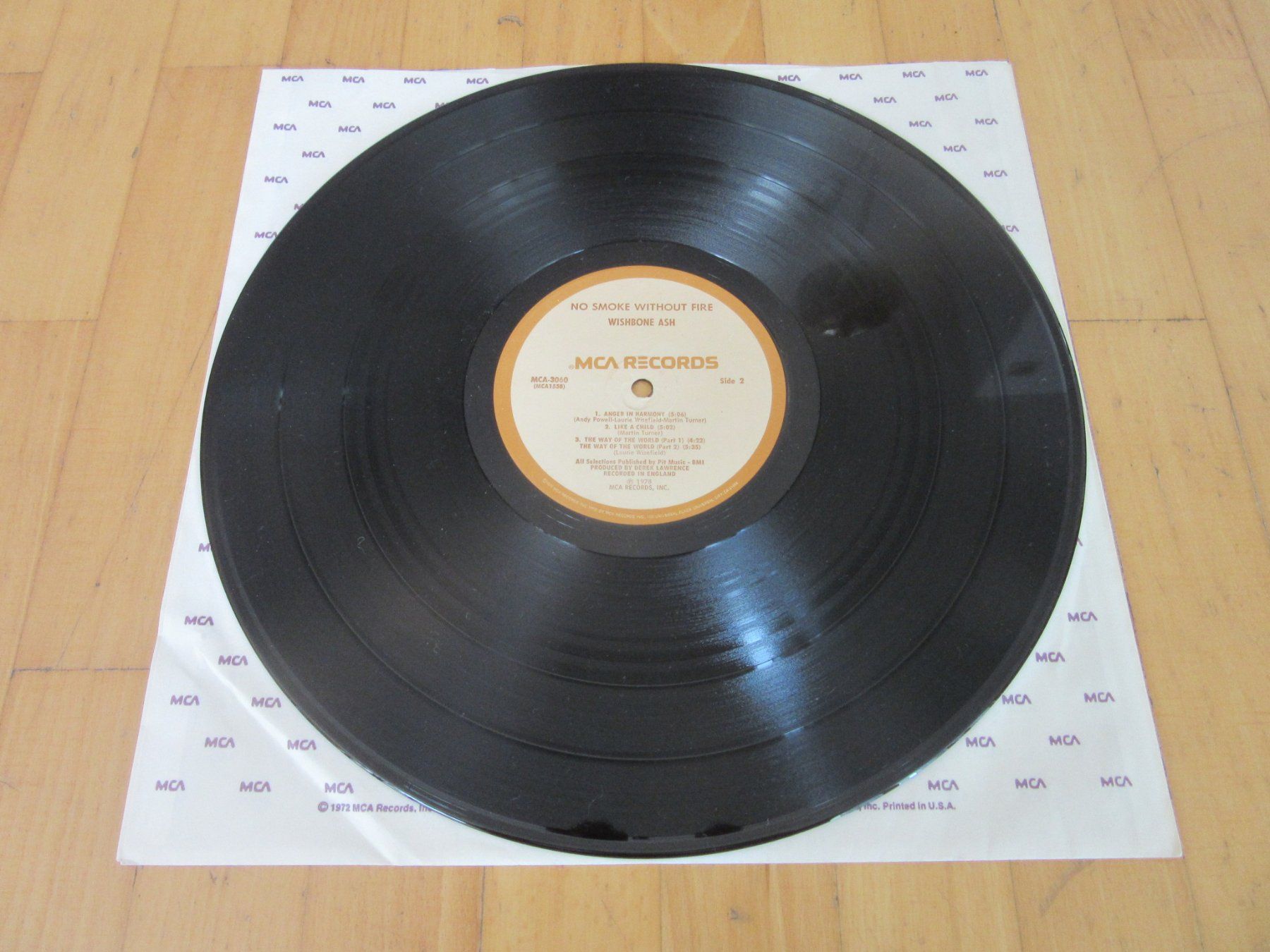 Dischi in vinile: Langspielplatte "WISHBONE ASH" - NO SMOKE WITHOUT FIRE – Usato da Degersheim venduto da Tforelle 6