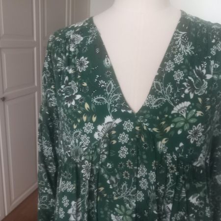 Tunika Kleid dunkelgrün Gr. 38 40