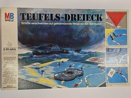 MB Spiele Teufels-Dreieck Brettspiel /  Vintage