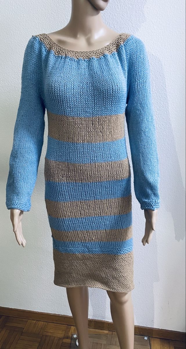 Vestiti: Schönes gestreiftes Strickkleid Gr.M – Nuovo e nell'imballaggio originale da Au ZH venduto da Jaggy4 2