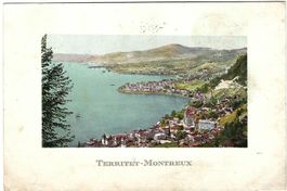 AK Territet Montreux - gelaufen 1909