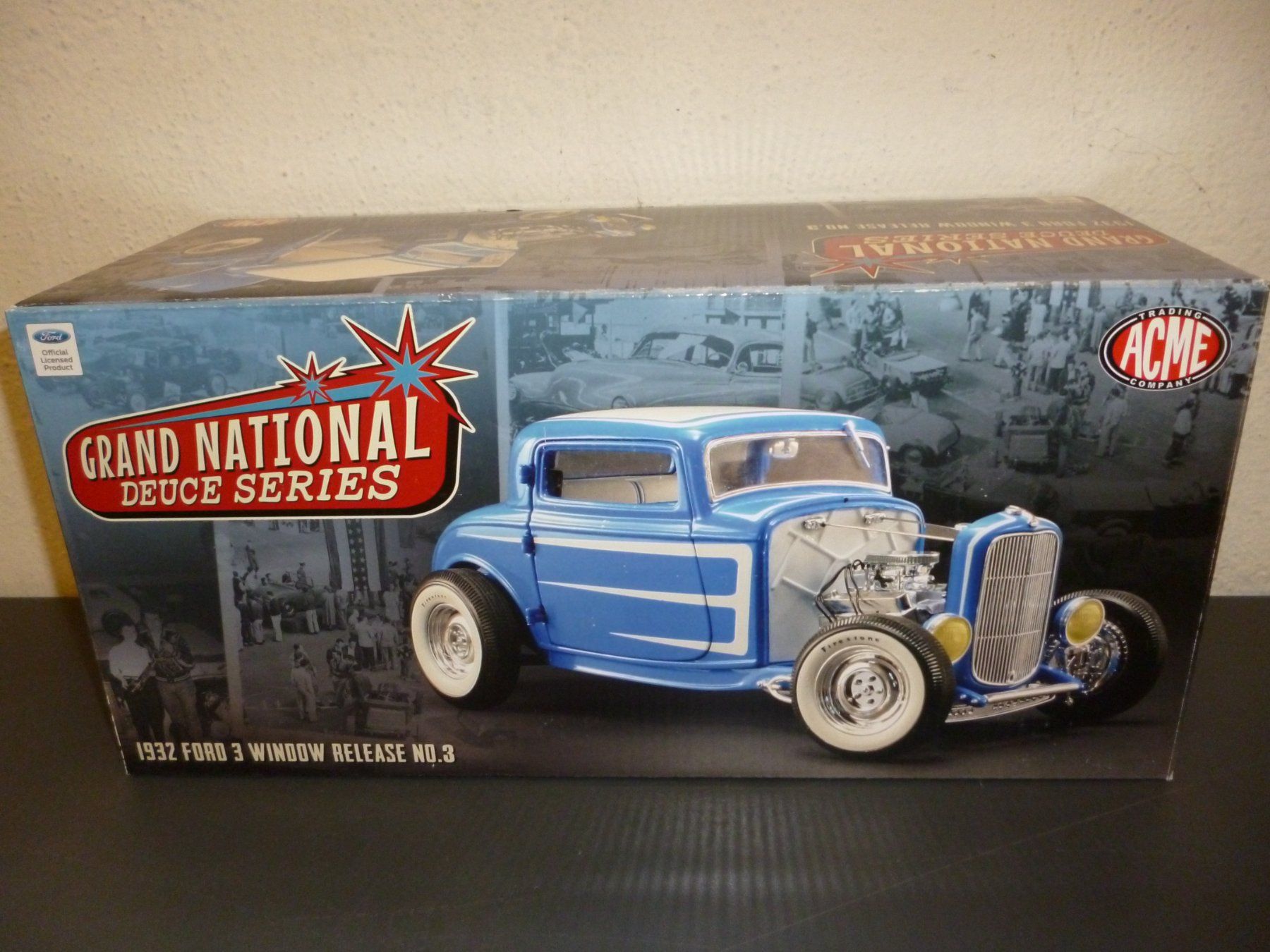 Ford Modellautos: Ford 1932 Three Window "Release No.3" 1:18 ACME – Neu und originalverpackt aus Niederwil SG von Kaicorner03