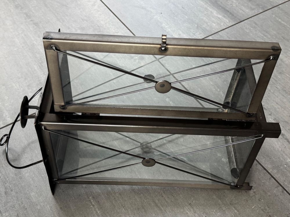 Lanternes: Schwarze Laterne - Windlicht - Gartenlaterne - 40 cm hoch – D'occasion à Zürich par Alot16 6