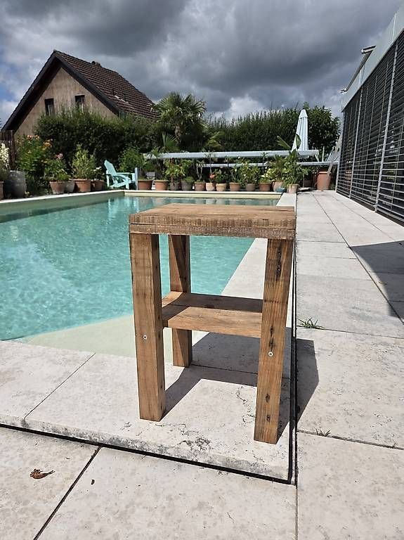 Tavoli: Beistelltisch aus recyceltem Altholz – Usato da Hittnau venduto da col_2fnj 2