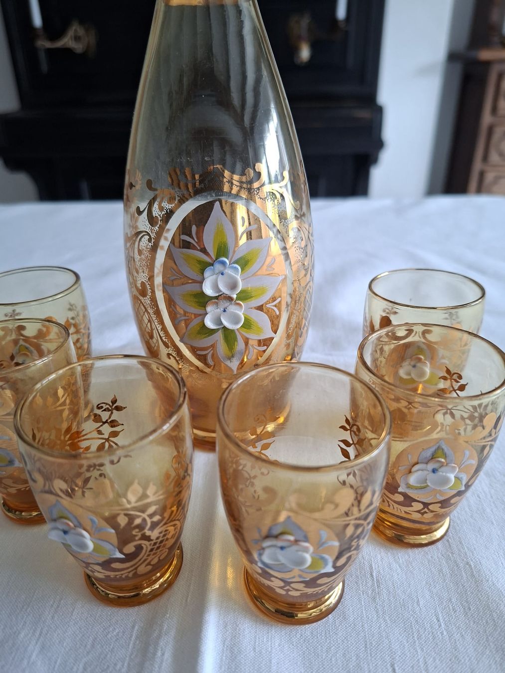 Murano Set di piatti: Service à liqueur Murano – Usato da Tavannes venduto da Jessica28 1