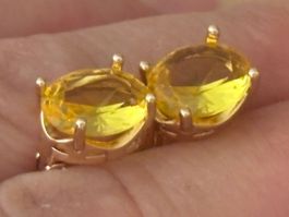 Luxus Elegante Ohrschmuck Ohrstecker Farbe Gold / Gelb