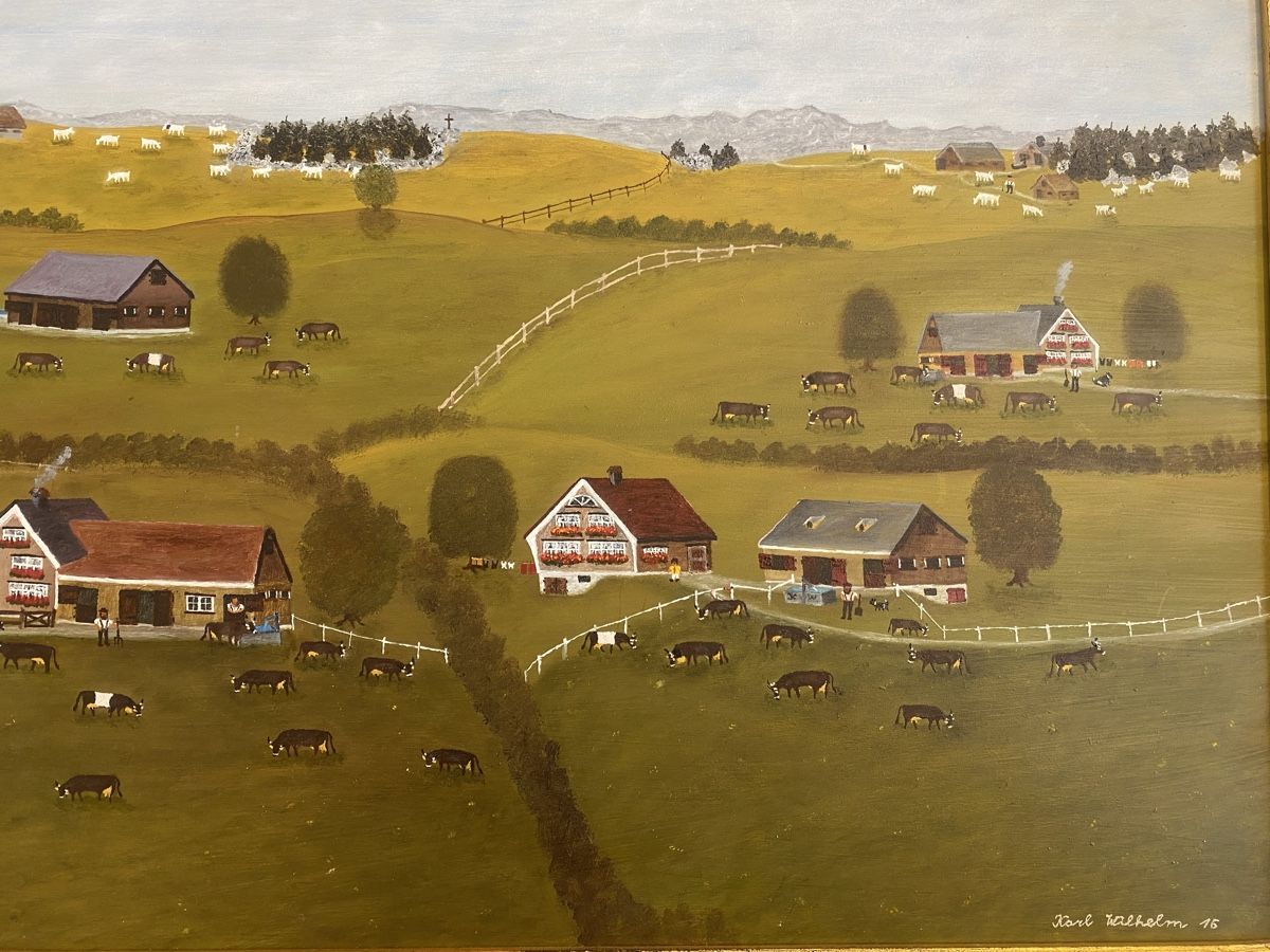 Dipinti: APPENZELLER BILD  2016 KARL WILHELM – Usato da St. Gallen venduto da Goldband 5