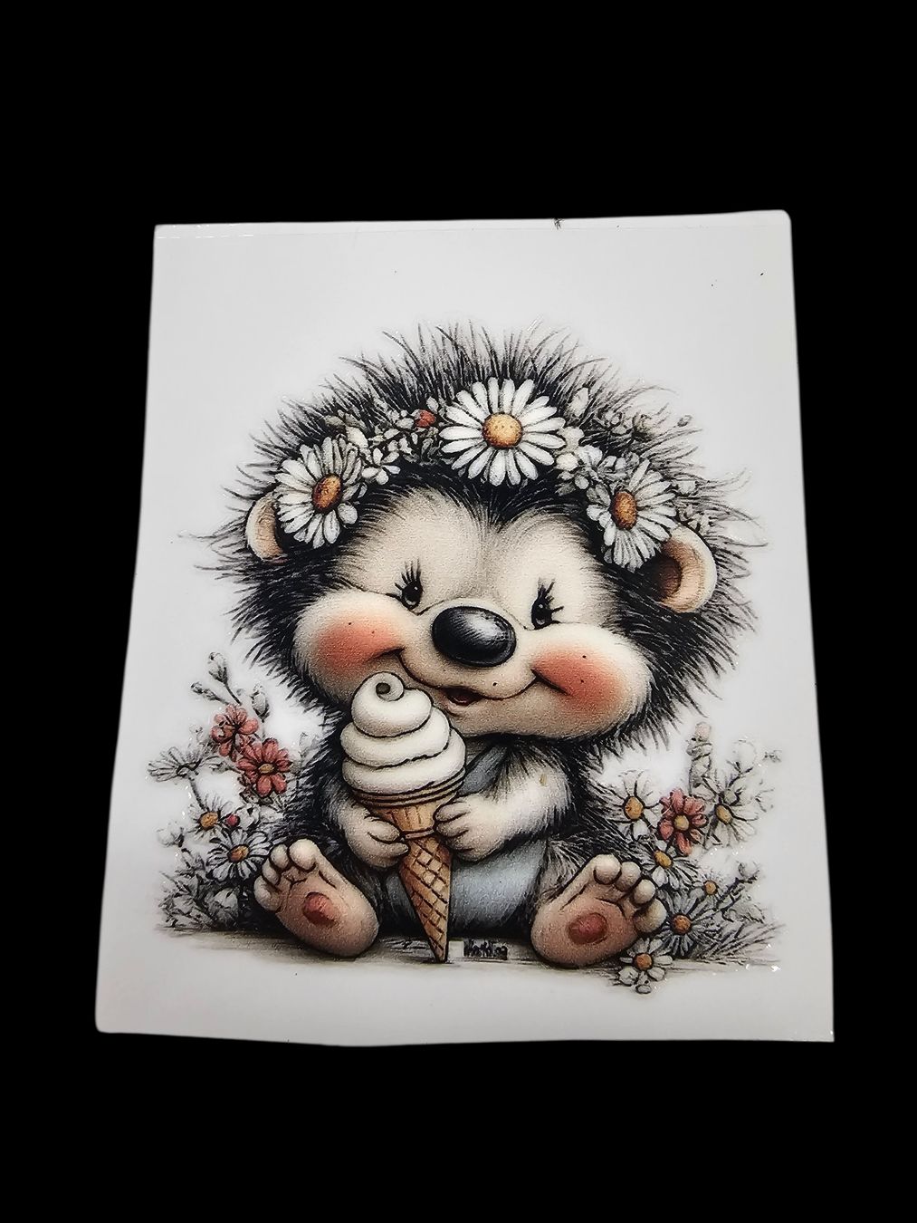 Tutte le decorazioni: Süsses Igelbild, Sommer Deko, 8er Set, NEU – Nuovo (secondo la descrizione) da Linthal venduto da KreativAtelie 2