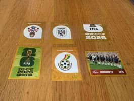6 x WM 2026 Panini Sticker