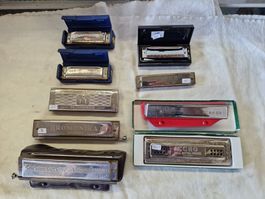 1 Lot Mundharmonika Sammlung Honer 9 Stück auch einzeln