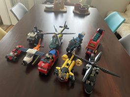 Lego Konvolut, Flugzeuge, Helikopter, Autos, Top Zustand!