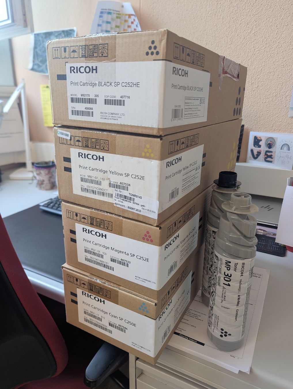 Ricoh Cartucce per stampanti & toner: Druckerpatronen – Nuovo e nell'imballaggio originale da Biberist venduto da Naitsabbastian