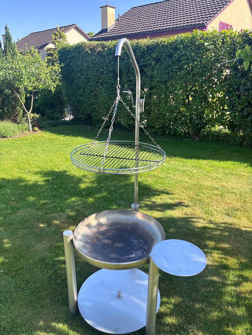 Griglie: Schwenkgrill Edelstahl rostfrei – Usato da Blauen venduto da rob_2rfj 1