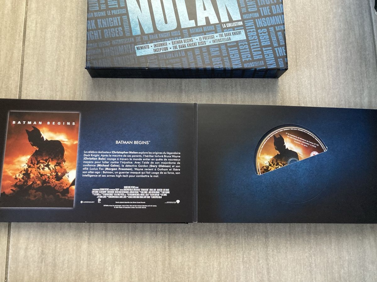 Tutti i DVDs: Coffret Christopher Nolan l’intégrale  – Nuovo (secondo la descrizione) da Fully venduto da luc_k2mq 4