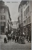 Postkarte Spalenberg Basel um 1900, ungelaufen tadellos