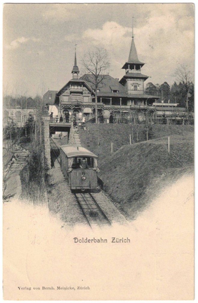 Cartoline postali: Zürich - Dolder mit Standseilbahn – Usato da Binningen venduto da Mountainrider