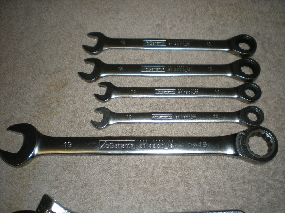 Werkzeug-Set Gabelschlüssel Ringrätschenschlüssel GARANT Neu (Neu ...