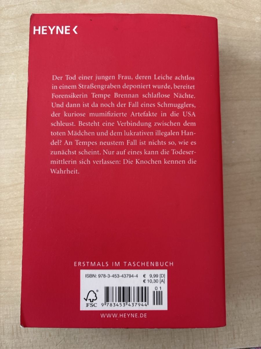 Bücher: Kathy Reichs Totengeld – Gebraucht aus Emmen von Chapa 1