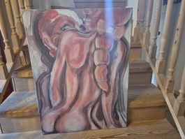 Originales Gemälde, Akt - Kunst für Kenner! Rarität