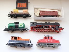 Lima & Co 3 x Loks + 3 x Wagen + Stellpult - H0 DC