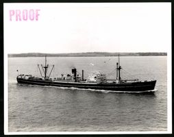 Fotografie Frachtschiff Trevean vor Küs