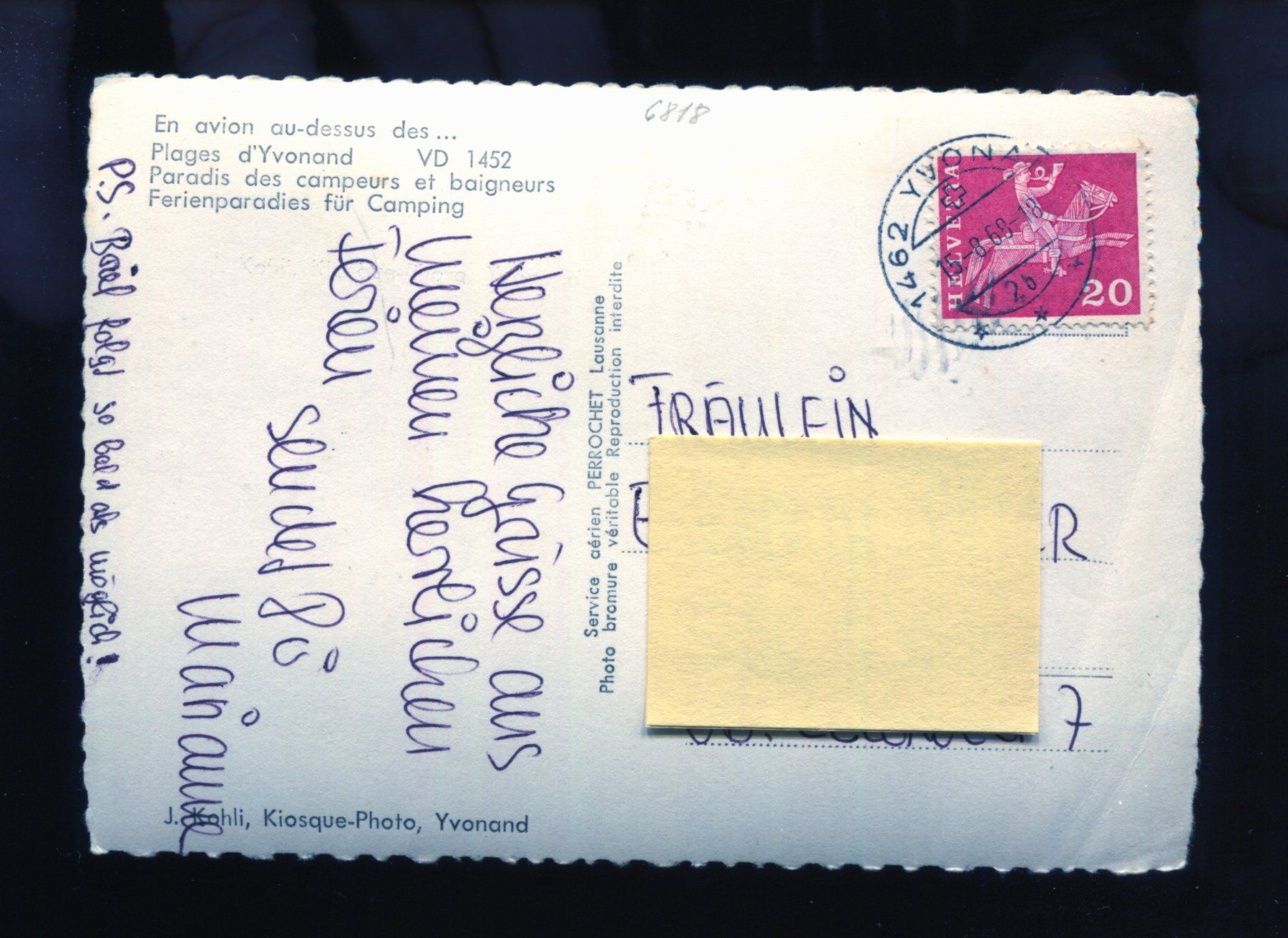 Cartoline postali: Plages d’Yvonand – Usato da Aarau venduto da Elmaar41 1