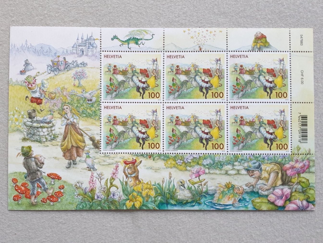 Alle Briefmarken: (692) Sondermarken «Märchen» 2018 postfrisch** – Gebraucht aus Schwarzhäusern von Inot3