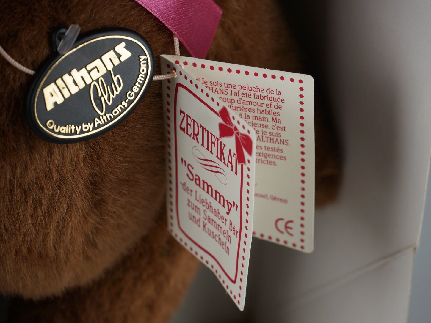 Giocattoli: Althans Club Teddybär Sammy – Nuovo (secondo la descrizione) da Rüti ZH venduto da Restwert_Rueti_ZH 5