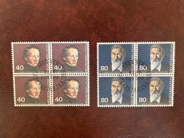 1980 Europa 4erblock ET-Stempel