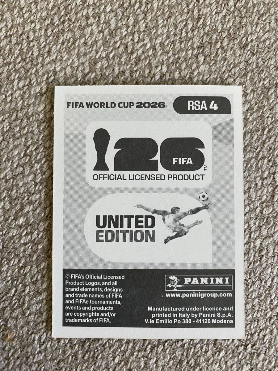 Sticker/Panini Coupe du Monde 2026 - Aubrey Modiba RSA 4 (Neuf avec ...