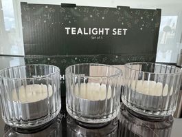 3 Teelichter, NEU
