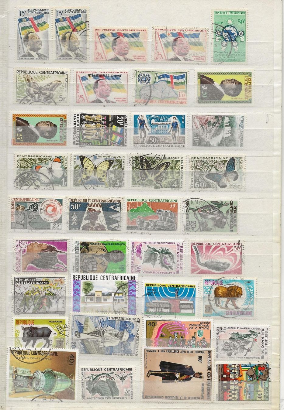 Tutti i francobolli: Centrafrique lot 1959 ... – Usato da Sion venduto da PierreP01