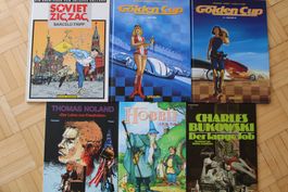 6 Stück rare Comic-Alben