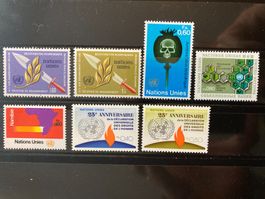 UNO Genf 1973 alle Briefmarken des Jahres postfrisch