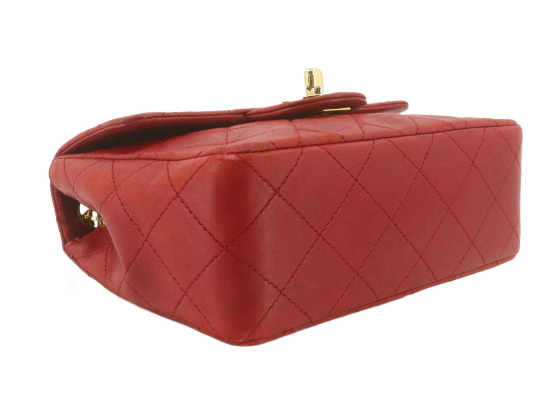 Chanel Borse da donna: Chanel Vintage Single Flap Bag Rot – Usato da Zürich venduto da Liloubags 7