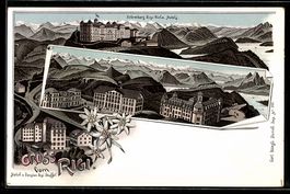Litho Rigi, Schreiber's Rigi-Kulm Hotels