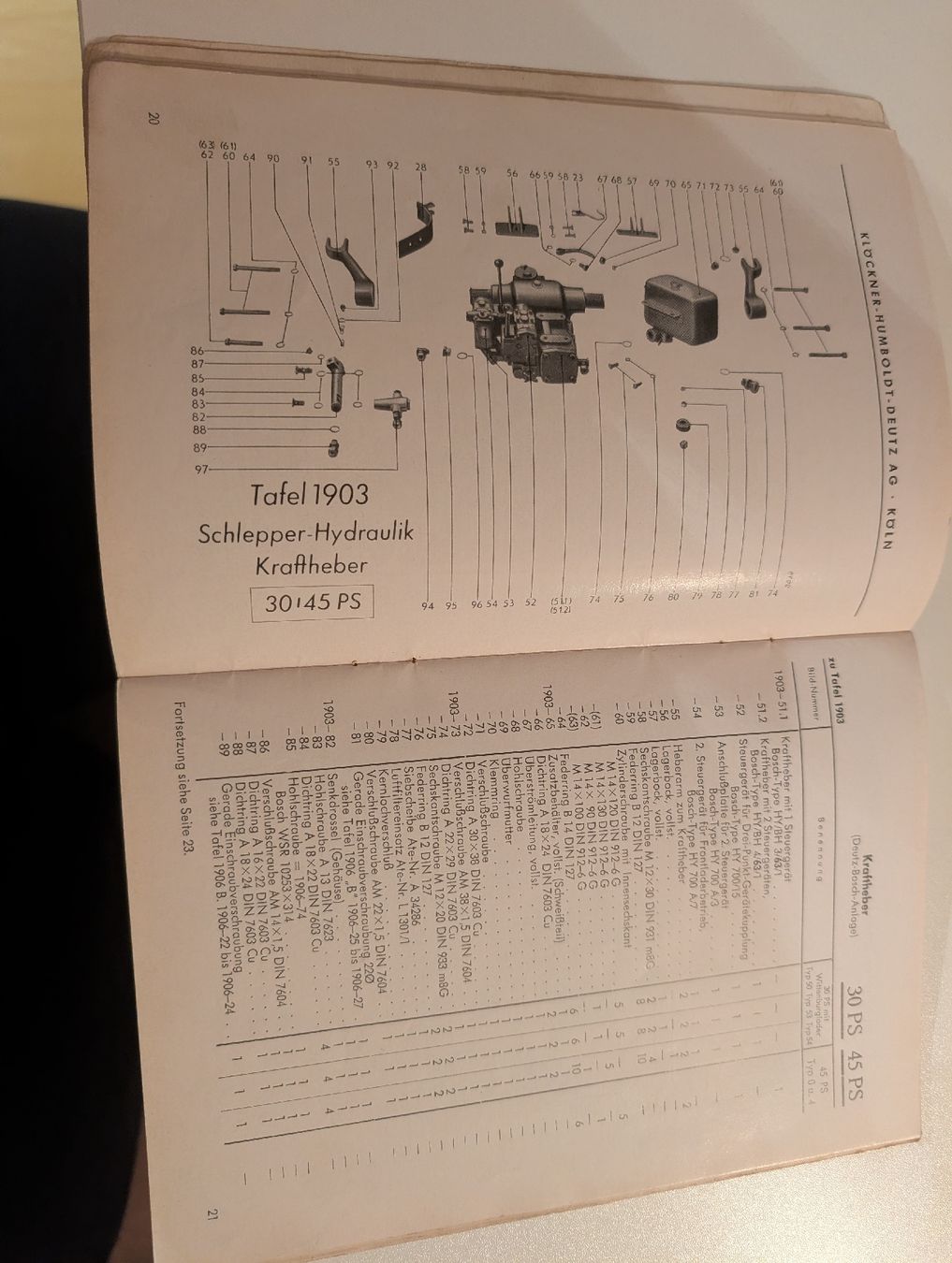 Deutz Trattori: Deutz D3005 & weitere Werkstatthandbuch & Ersatzteillieste – Usato da Sulzbach venduto da MercedesV8 5